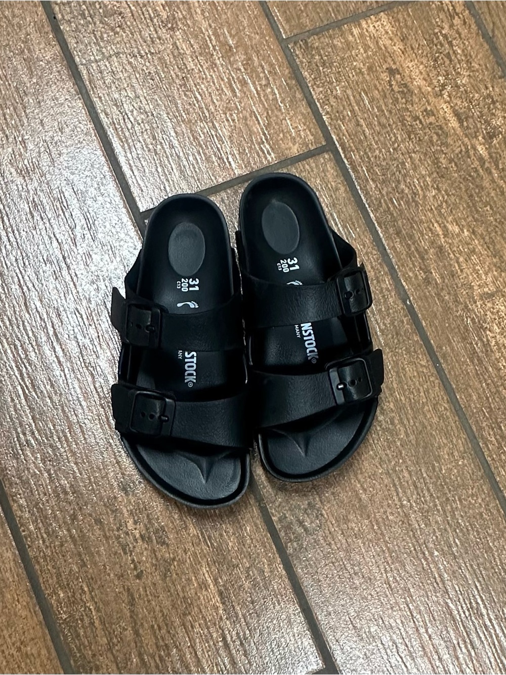 Birkenstock Kids Two-Strap EVA Sandals - Black